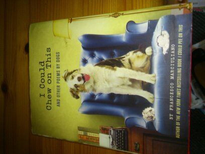 Dog poem book for sale .