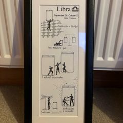 Limited Edition Signed Anna Nielsen 'Libra' Print