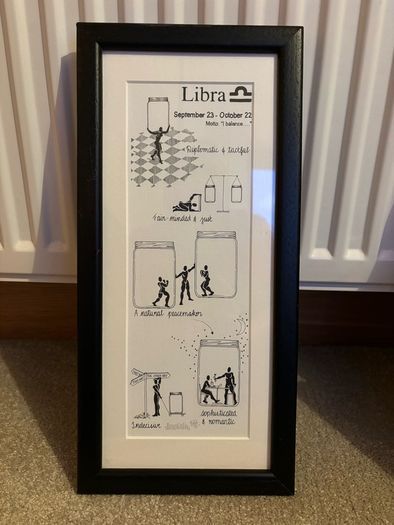 Limited Edition Signed Anna Nielsen 'Libra' Print
