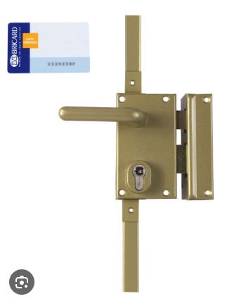 High Security 3 point Vertical door Lock - BRICARD 74623