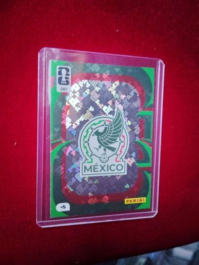 Mexico World Cup Panini country crest card