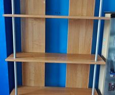 Tall Brown Shelf for sale