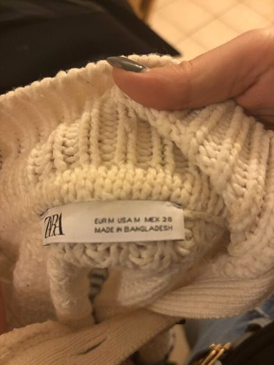 Zara striped knit Jumper