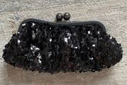 Black Sequin clutch