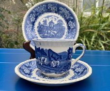 English Scenic Staffordshire Adam's England trio
