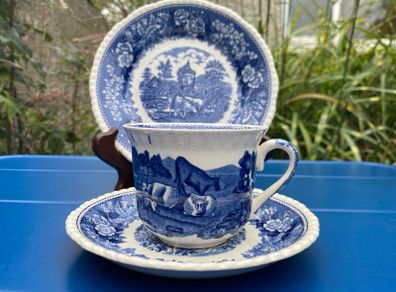 English Scenic Staffordshire Adam's England trio
