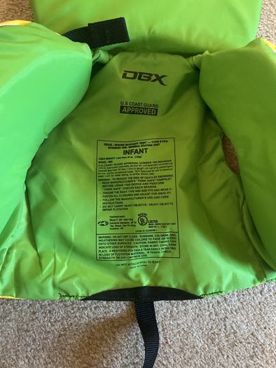 Infant life vest