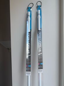 Tension Rod / curtain pole - for curtains - Brand New - X2 200-250cm