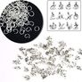 156Pcs/6 Sets ABC Letter Charms Mini A-Z Alphabet Bracelet Necklace Pendants with 200Pcs Open Jump Rings for DIY Jewelry Making MULTIPLE STYLES AVAILABLE, SEE PHOTOS (FREE POSTAGE) Image 5