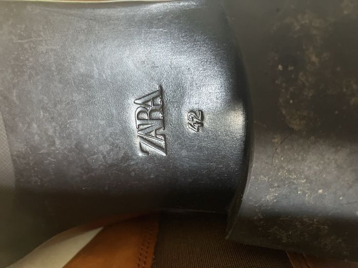 Leather boots