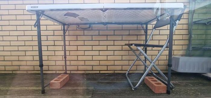 Folding Table & Chair - Height Adjustable