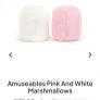 New JELLYCAT Amuseables Pink & White Marshmallows Image 4