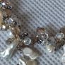 Pearls and crystals sterling silver necklace Image 4