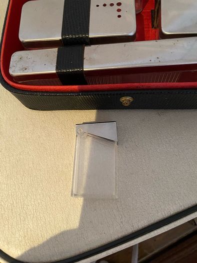 Travel set of trinket boxes