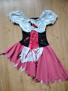 Red Riding Hood Dress + Cape Size 8-10