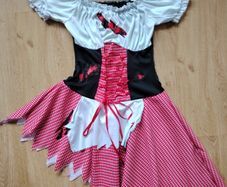 Red Riding Hood Dress + Cape Size 8-10