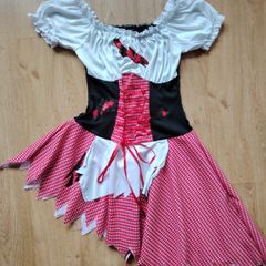 Red Riding Hood Dress + Cape Size 8-10