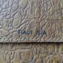 Vintage crocodile leather document bag Image 4