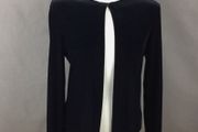 St Michael (M&amp;S) Vintage Black Velour Evening Wear Cardigan  Size 12 includes postage