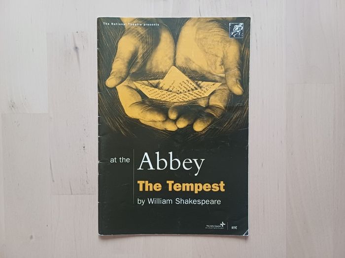 William Shakespeare - The Tempest Programme Booklet (The Abbey Theatre 1999)