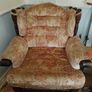 Vintage farmhouse style solid oak 3+1+1 suite - premium upcycle Image 2