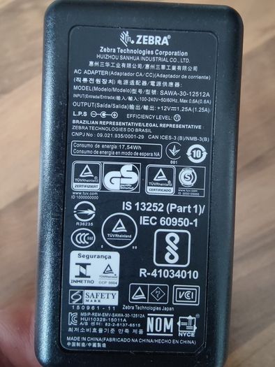 Zebra charger