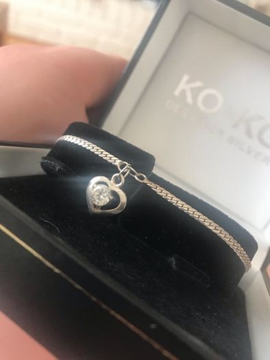 Real silver bracelet