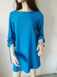 Blue-turquoise dress, size 10