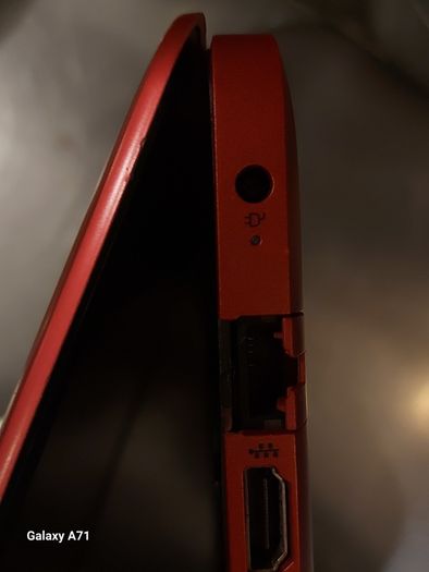 HP Laptop, 14 inch Red, Intel Core i3-7020 CPU 2.3GHz, 4GB Ram, Windows 10, Microsoft Edge, Chrome, and VLC
