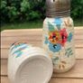 Pair Vintage Art Deco Brentleigh Ware Sugar Shaker Sifters Miffineers Handpainted 1930's Image 2