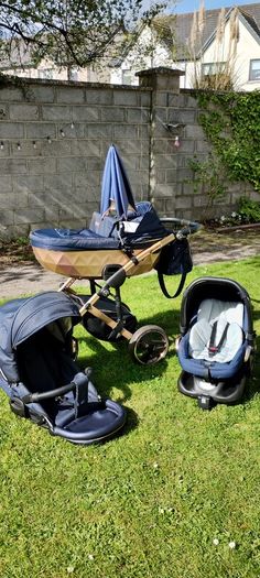Junama Rose gold handcraft pram pushchair travel system