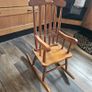 Mini ocking chair kids vintage pine solid piece Image 2