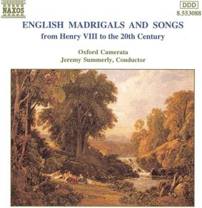 English Madrigals and Songs. CD. Free Postage!