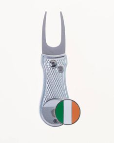 Irish Flag Divot Repair Tool + Ball Marker