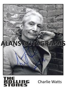 Charlie Watts Autograph