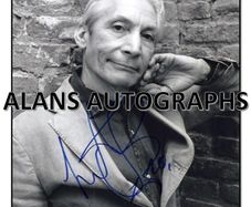 Charlie Watts Autograph