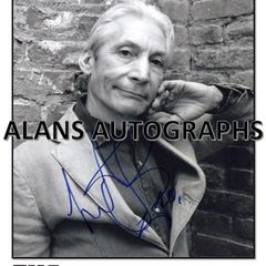 Charlie Watts Autograph