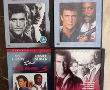 Lethal Weapon 1-4 Collection Dvd Mel Gibson Danny Glover Cop Movies