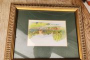 Watercolour of Sleabh na Mban.
