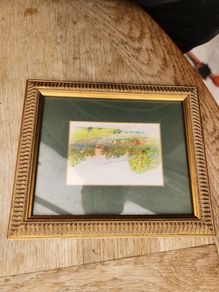 Watercolour of Sleabh na Mban.