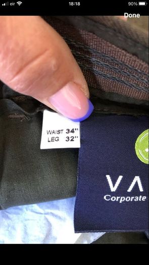 Mens trousers W34" x L32"