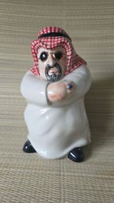 Ceramic Arab sheikh money box