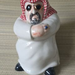Ceramic Arab sheikh money box