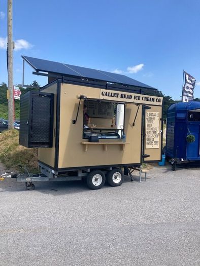 Solar powered ice cream van