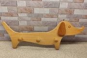 Vintage Wooden Dachshund / Sausage Dog Wall Coat Hooks