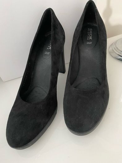 Geox Black Shoes Ladies Heels