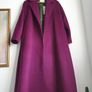 Lennon & Courtney Wool Blend Coat Size Medium Image 3