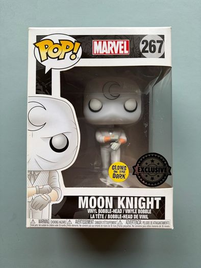 Funko Pop - Moon Knight Glow 267 Exclusive - Marvel - Vinyl Action Figure
