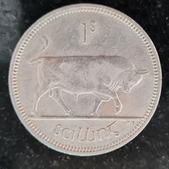Ireland Excellent 1962 shilling Unc coin