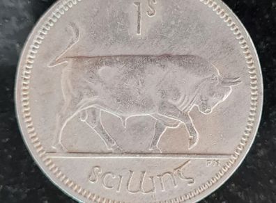 Ireland Excellent 1962 shilling Unc coin